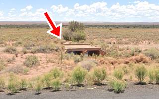 Old U.S. 66 culvert concrete culvert south side of I-40